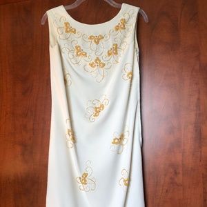 Beaded sheath dress